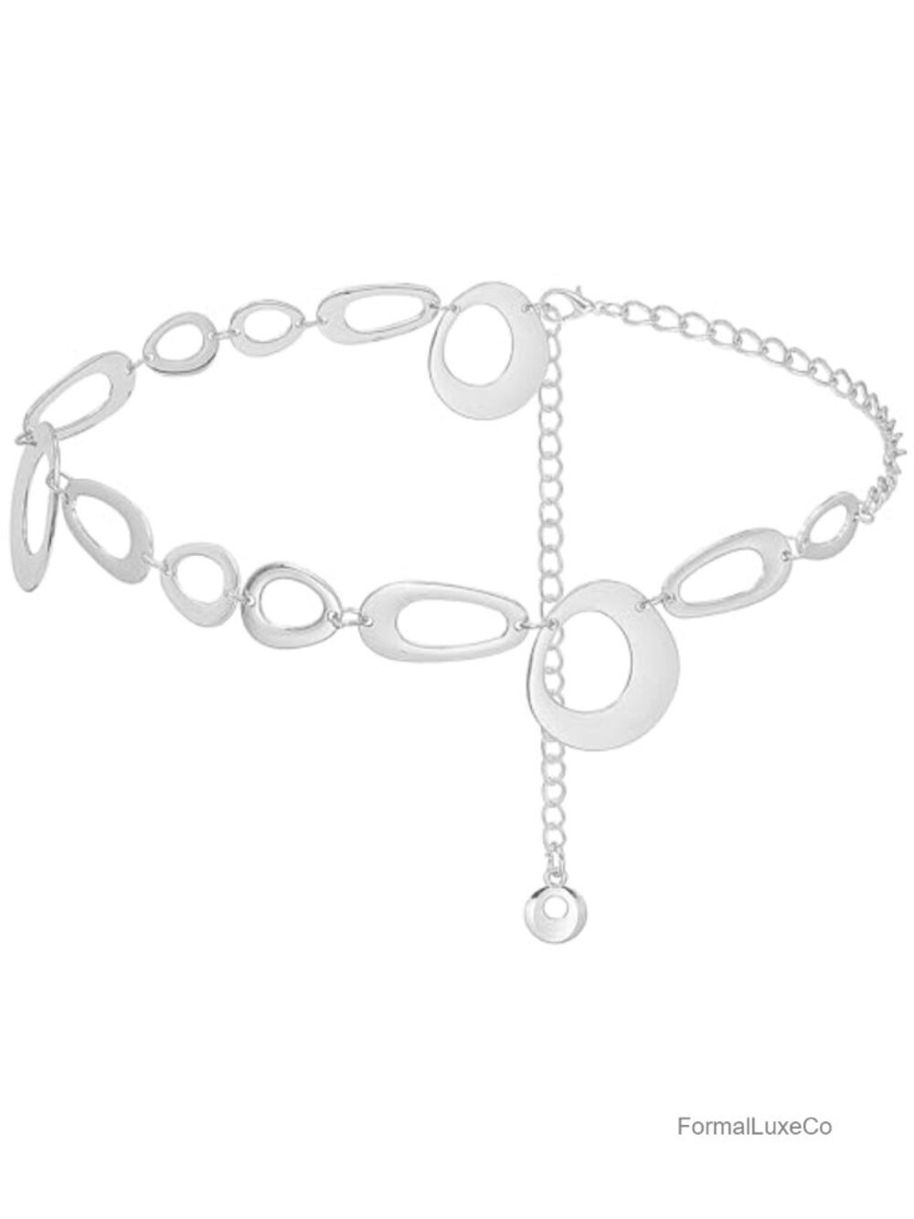 Metal Waist Chain Belt for Women Adjustable Lobster Clasp Fashion